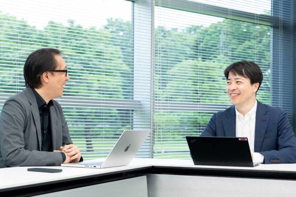 インタビュー風景